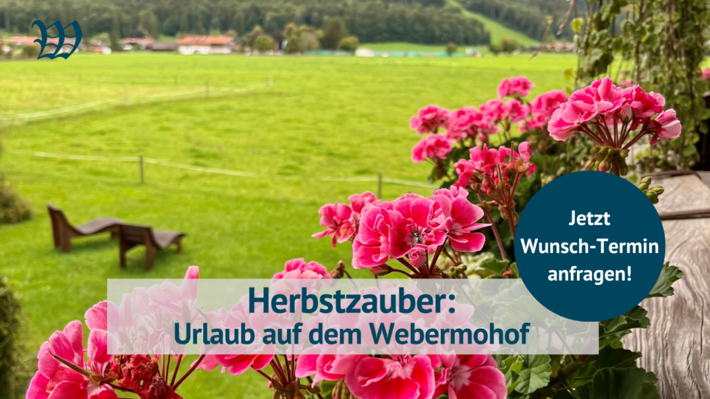 Herbst-Urlaub am Webermohof in Rottach-Egern am Tegernsee buchen